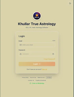 KTAS - Khullar True Astrology Screenshot 1