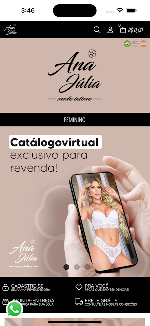 Ana Julia Moda Intima Screenshot 2