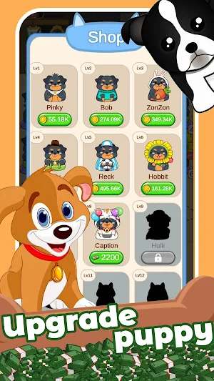 Idle puppy - Dog Tycoon Screenshot 3
