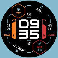 TKS 28 Hex Watch Face
