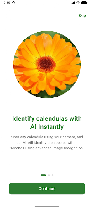 AI Calendula Scanner Screenshot 0