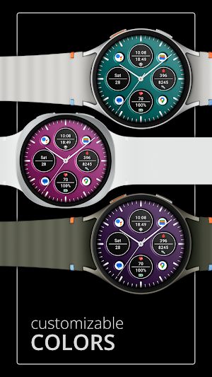 DADAM127: Analog Watch Face Screenshot 2