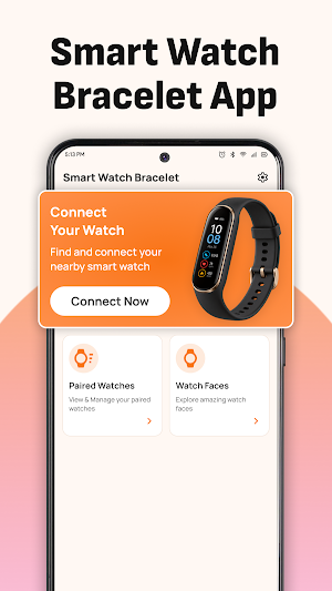 Smart Watch Bracelet App Screenshot 0