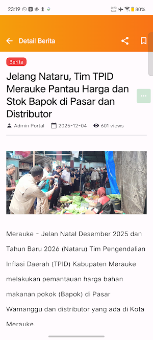 Portal Merauke Screenshot 1