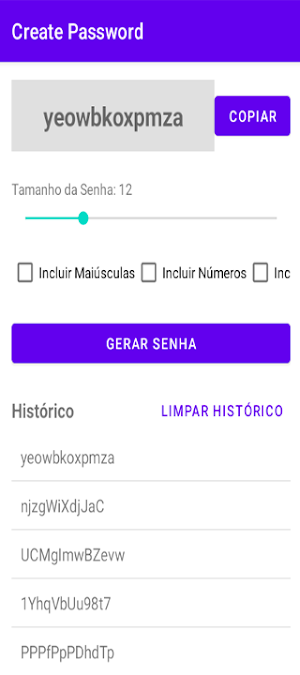 SafeGen: Gerador de Senhas Screenshot 1