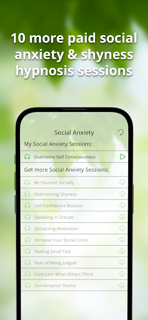 Social Anxiety Hypnotherapy Screenshot 1