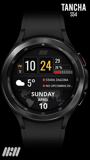Tancha S54 Digital Watch Face Screenshot 3