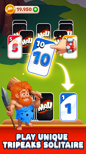 Crazy MAU - Solitaire TriPeaks Screenshot 0