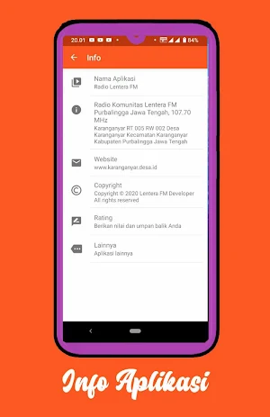 Radio Lentera FM Screenshot 1
