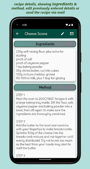 My Recipes Screenshot 2