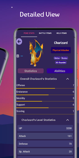 Poke Unite Database Screenshot 1