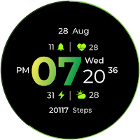 SM Gradient Hour Watch Face