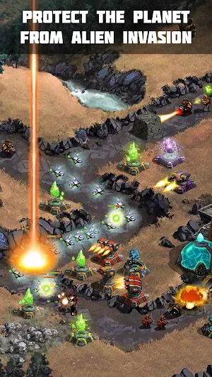 Ancient Planet Tower Defense Offline Screenshot 0
