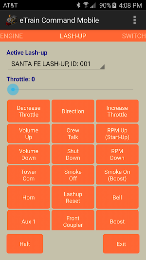 eTrain Command Mobile Screenshot 3