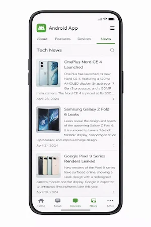 Android app Screenshot 2