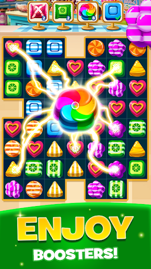 Cookie Blast Sugar Candy Match Screenshot 0