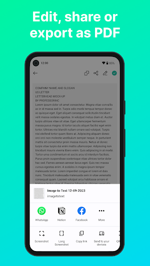 Image To Text – OCR Scanner Screenshot 2