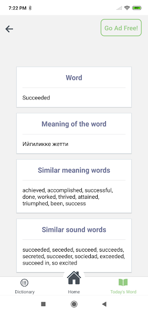 Kyrgyz English Translator Screenshot 3