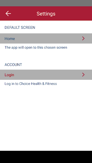 Choice Health & Fitness Screenshot 3