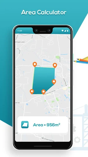 GPS Area Measurement Calculator Screenshot 0