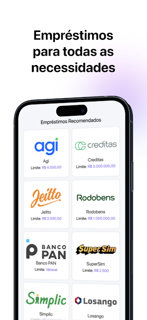 Cartões e Empréstimos Simples Screenshot 2