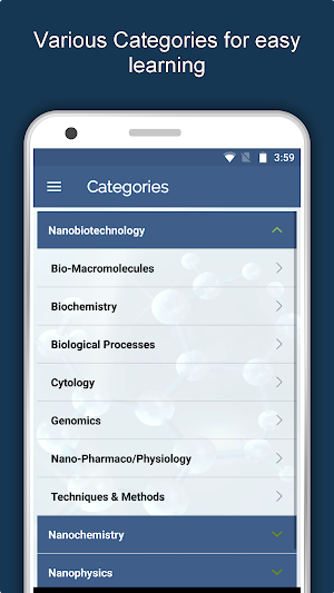 Nanotechnology Dictionary App Screenshot 1