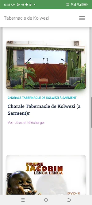 Tabernacle de Kolwezi Screenshot 0