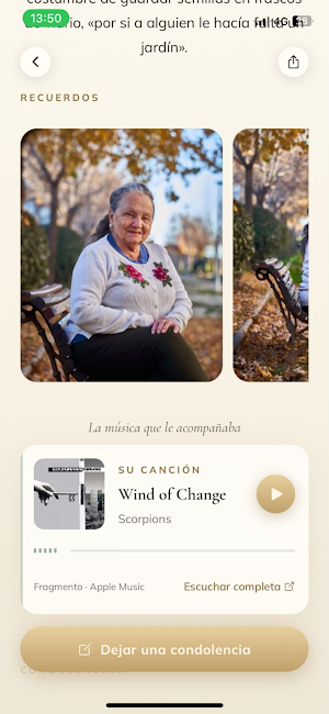 QR BioStory — Memorial Digital Screenshot 2