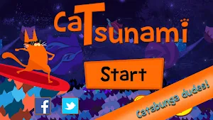 Cat Tsunami: Surf's Up Screenshot 0