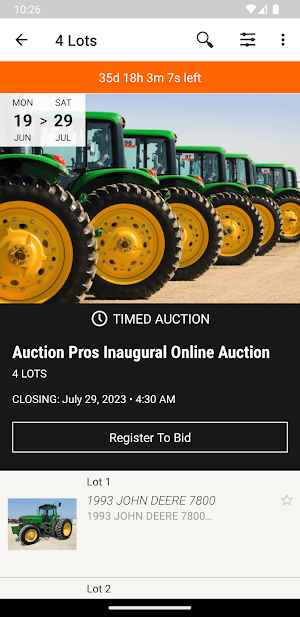 Auction Pros Screenshot 1