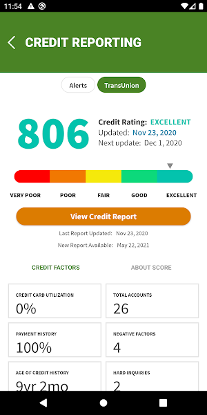 GFCU MyBenefits Screenshot 2