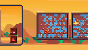 Fire bomber | Super Bomb Man Screenshot 1