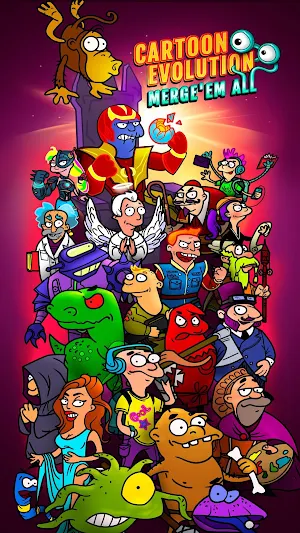 Cartoon Evolution : Merge Them All Screenshot 0