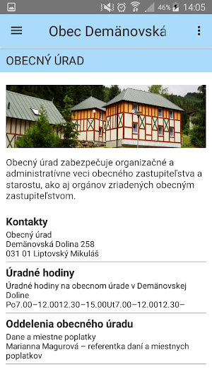 Obec Demänovská Dolina Screenshot 2
