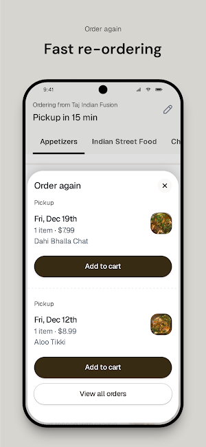 Taj Indian Fusion Screenshot 3