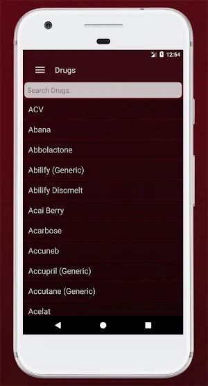 Medical Drugs Dictionary - Free Offline Guide Screenshot 0