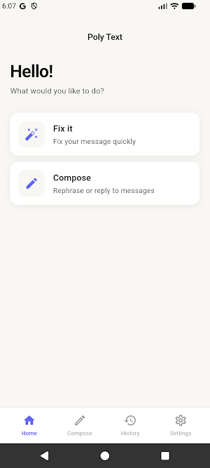 Poly Text Screenshot 1