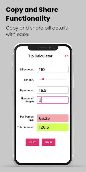 Tip Calculator Screenshot 3