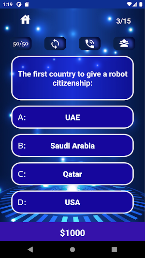 MILLIONAIRE TRIVIA Quiz Game Screenshot 3