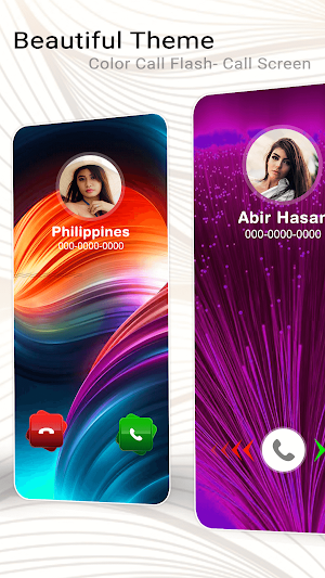 Color Call Screen, Call Themes Screenshot 2