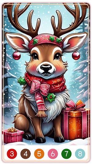 Christmas Paint by Number Screenshot 0