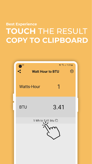 Watts Hour to BTU Converter Screenshot 2
