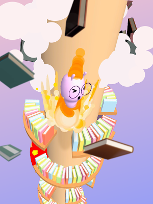 Book Worm Helix Bounce Screenshot 1