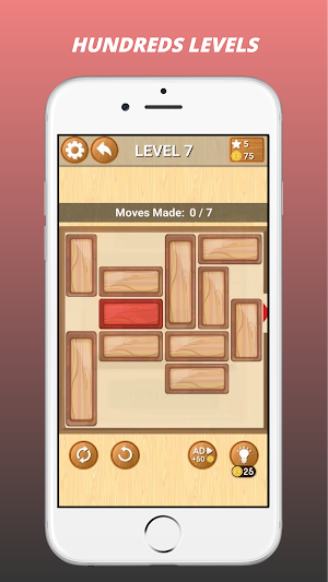 Wood Unblock Puzzle Game Screenshot 2