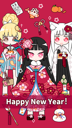 Cute Girl Avatar Maker - Cute Avatar Creator Game Screenshot 0