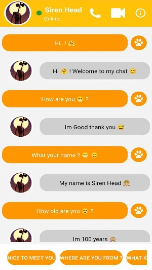 Siren fake call video head Screenshot 2