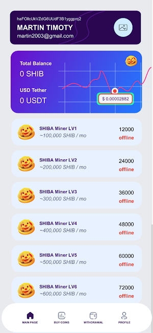 SHIB Fast Miner Screenshot 0