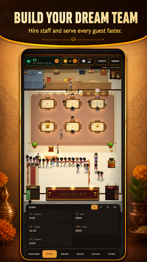 Idle Indian Restaurant game Screenshot 0