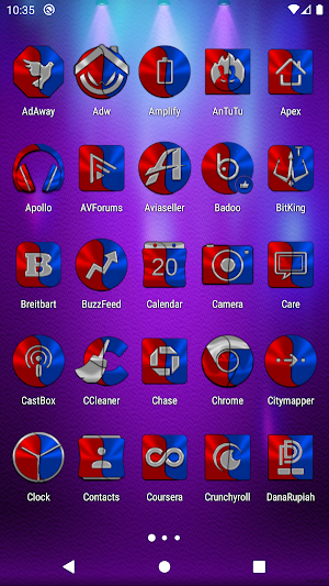Red and Blue Icon Pack ✨Free✨ Screenshot 1