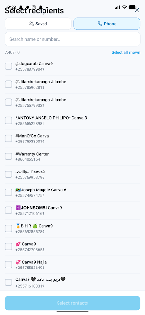 BulkSMS - TZ Screenshot 3